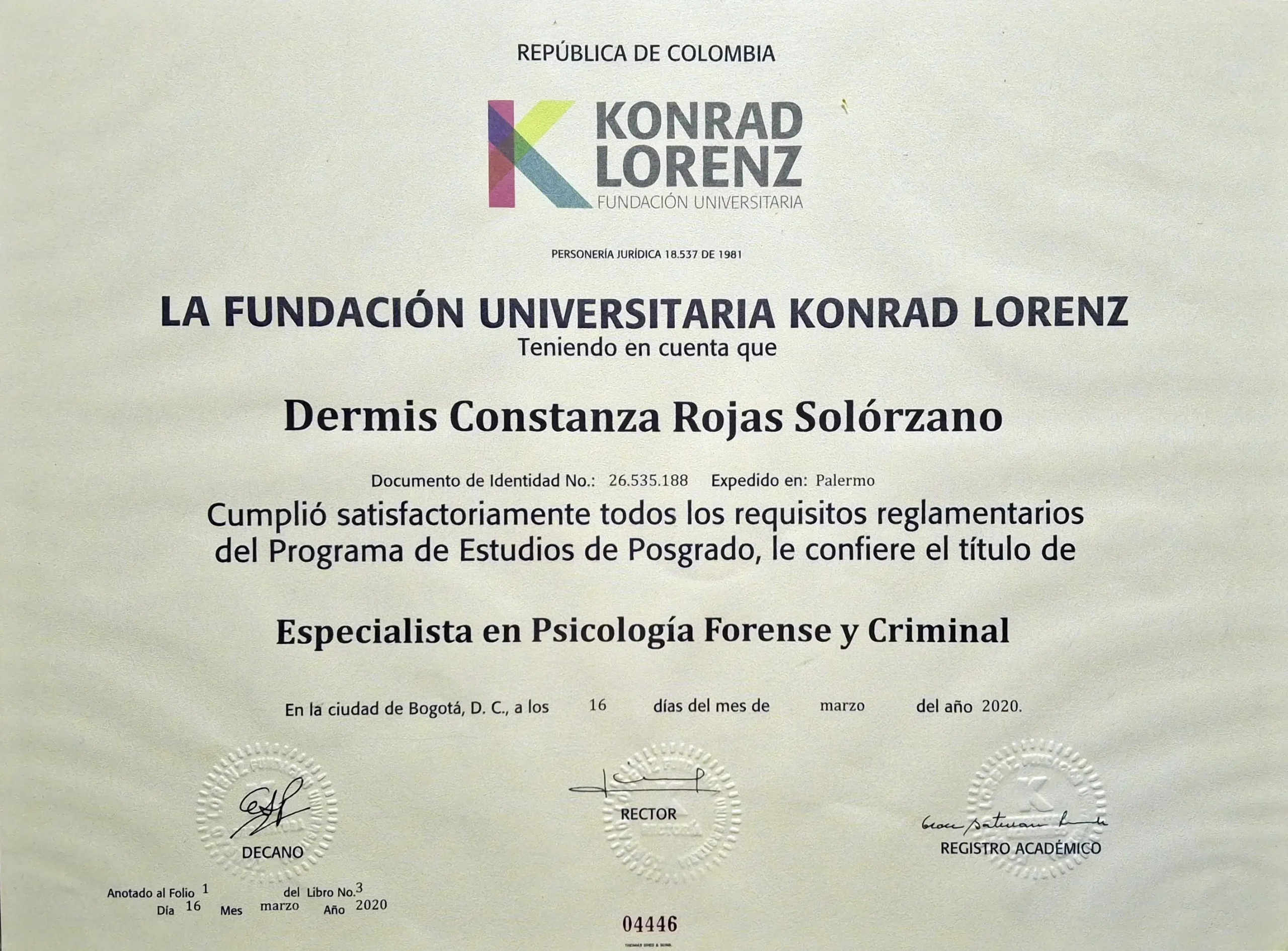 Psicologia Forense y Criminal